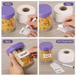 2000 Waterproof White Write-On Labels 2" x 1