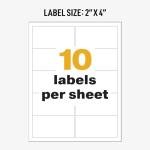 Avery UltraDuty Waterproof GHS Chemical Labels 500 Pack