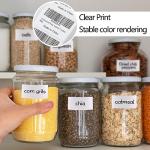 2000 Waterproof White Write-On Labels 2" x 1