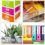 2000 Waterproof White Write-On Labels 2" x 1