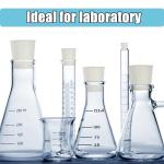 10 Pcs Tapered Rubber Stoppers for Lab Use