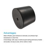 Rubber Tapered Test Tube Stoppers - 5 Pack