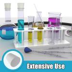 10 Pcs Tapered Rubber Stoppers for Lab Use