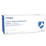 Dukal 6" Sterile Cotton Tip Applicators, 100 Pack