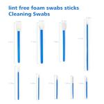 33 Pcs Lint-Free Foam Cleaning Swabs Kit