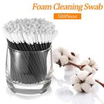 500 Foam Swabs for Clean Inkjet & Optical Equipment