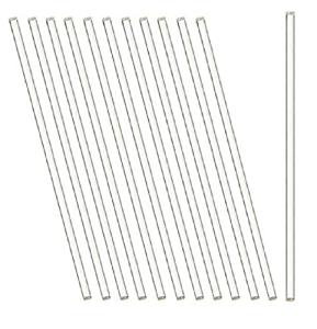 12-Count 6-Inch Round Lab Glass Stirring Rods