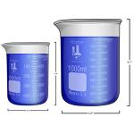 Karter Scientific Borosilicate Glass Mixing Beakers Set