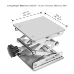 Stainless Steel Lab Scissors Jack - 6x6 Inch