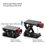 Aluminum Manual Scissor Lifting Lab Jack Stand