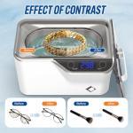 LifeBasis Ultrasonic Jewelry Cleaner with Timer 600ML