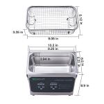 U.S. Solid Ultrasonic Cleaner with Timer and Heater