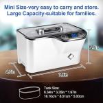 LifeBasis Ultrasonic Jewelry Cleaner with Timer 600ML