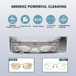 Ultrasonic Jewelry Cleaner - 12OZ Stainless Steel Tank