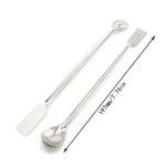 3PCS Stainless Steel Lab Spoon Spatula Set