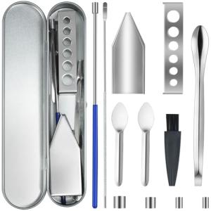 12-Piece Capsule Filling Tool Kit - Lab Supplies