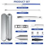 12-Piece Capsule Filling Tool Kit - Lab Supplies