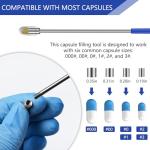 12-Piece Capsule Filling Tool Kit - Lab Supplies
