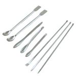 8-Piece Stainless Steel Micro Spoon Set for Labs