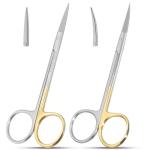 Iris Micro Dissecting Scissors 4.5" - Serrated Fine Point