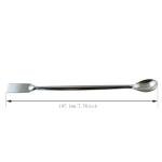 8-Piece Stainless Steel Micro Spoon Set for Labs