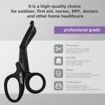 OK TAPE EMT Trauma Shears - Black Stainless Steel