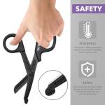 OK TAPE EMT Trauma Shears - Black Stainless Steel