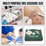 Iris Micro Dissecting Scissors 4.5" - Serrated Fine Point