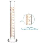 Stonylab 100 ml Borosilicate Glass Graduated Cylinder