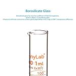 Stonylab 100 ml Borosilicate Glass Graduated Cylinder