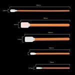 AAwipes Microfiber and Foam Cleaning Swab Kit