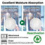 Pure White Silica Gel Beads 430G - Reusable Desiccant