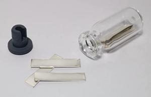 Silver Metal Electrode Strips 99.999% Pure Ag