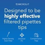 Microlit Low-Retention Filtered Pipette Tips, 960 Count
