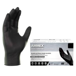 Black Nitrile Exam Gloves - Box of 100
