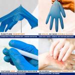 Large 9.5" Nitrile Disposable Gloves - 100 Pack