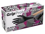 GripProtect® Black Nitrile Exam Gloves | 100 Pack