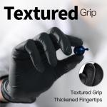 Black Nitrile Exam Gloves - 100 Pcs (Large)