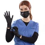 GripProtect® Black Nitrile Exam Gloves | 100 Pack
