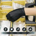 Black Nitrile Exam Gloves - Box of 100