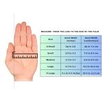 Large 9.5" Nitrile Disposable Gloves - 100 Pack