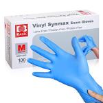 Medium Disposable Vinyl Exam Gloves, 100 Count