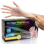 Clear Disposable Vinyl Gloves – Medium Size, Latex-Free