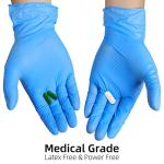 Medium Disposable Vinyl Exam Gloves, 100 Count