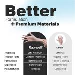 Clear Disposable Vinyl Gloves – Medium Size, Latex-Free