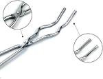 8-Inch Stainless Steel Crucible Tongs for Labs