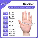 Violet Nitrile Exam Gloves - Medium, Box of 100
