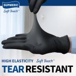 Black Nitrile Exam Gloves – Powder-Free, 100 Pcs
