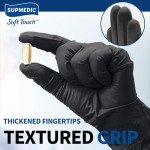 Black Nitrile Exam Gloves – Powder-Free, 100 Pcs