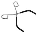 EISCO 9.75" Beaker Tongs with Rubber Coating